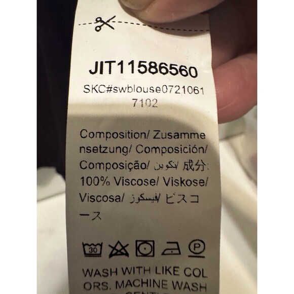 Women’s Emery Rose Puffed Sleeve TopSize Small - Picture 6 of 8